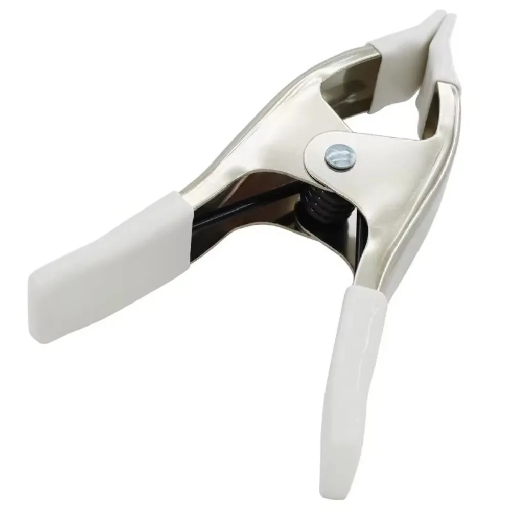 Metal Wedding Dress Clip 4/6inch a-shaped Photography Clips Multi-Purpose Non-Slip Rubber Heavy Duty Clamps Wedding Dress Train
