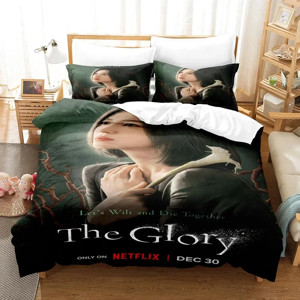 

3D Dark Glory Comfortable Duvet Quilt Cover Pillowcase Bedding Set Children Bedroom Decoration Home Textile