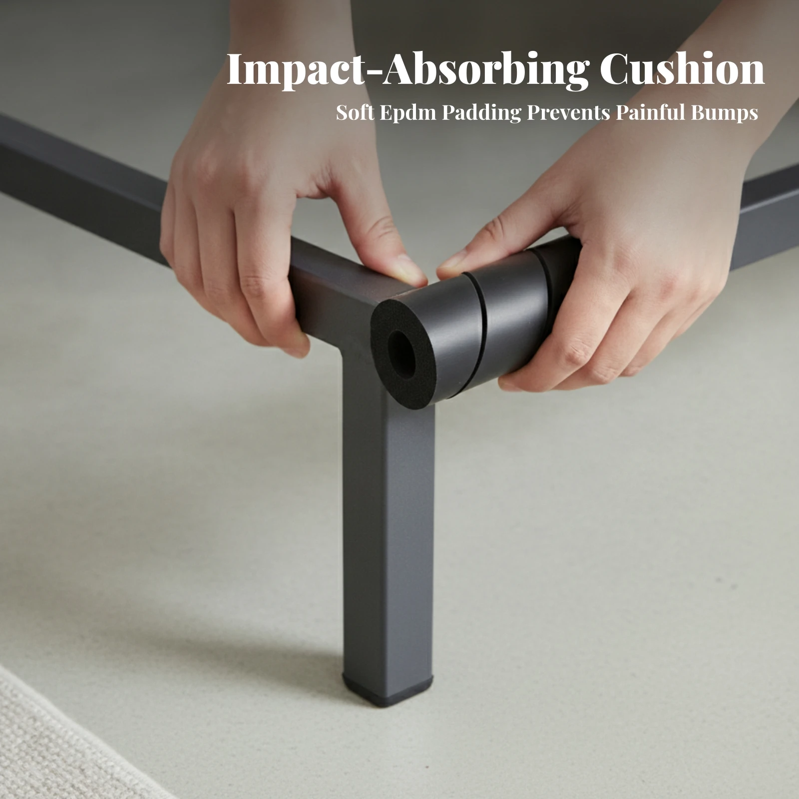 4 Pieces Foam Furniture Leg Protector Reusable Trim-to-Fit Furniture Leg Guard Non-Absorbent Sound-Insulating