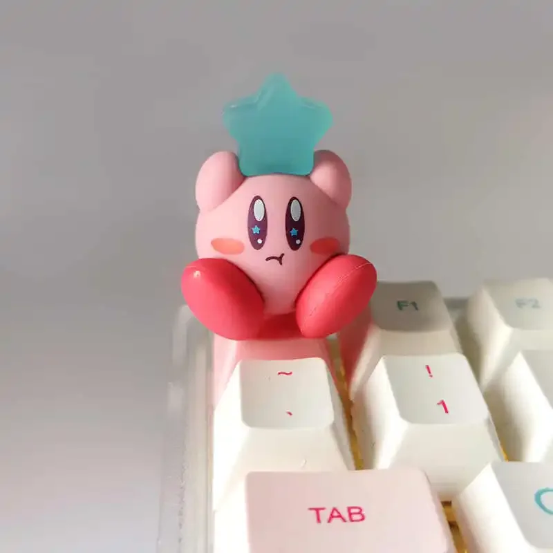 Kawaii Kirby Keycaps, Anime tridimensionnel, Périphérique créatif, Commutateur MX, Clavier mécanique Keycaps, Ornements décoratifs, Cadeau