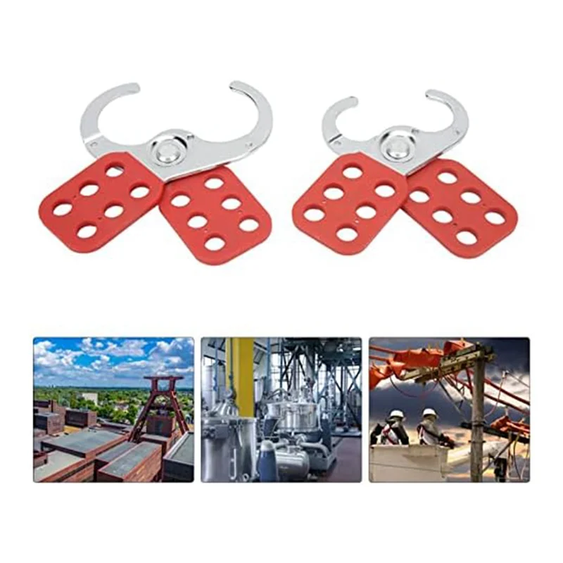 

Y19A Lockout Tagout Hasp Steel Lockout Hasp Strength Lockhead Tagout Hasp Red For Industrial, Electric Power
