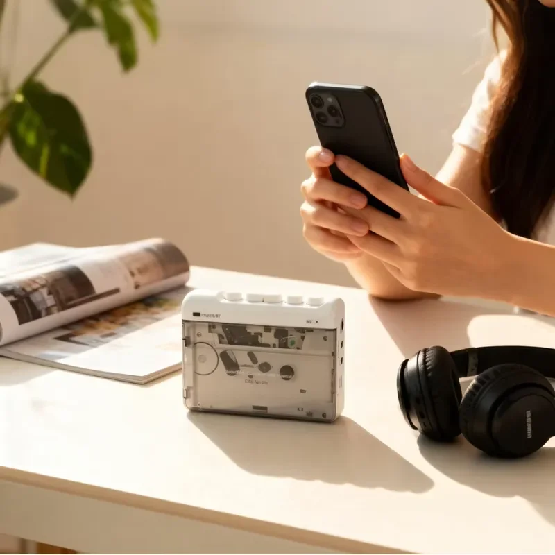 Wholesale Low Price Stereo Transparent Cassette Player Recorder Walkman Portable MP3 Compatible Tape Converter USB Output