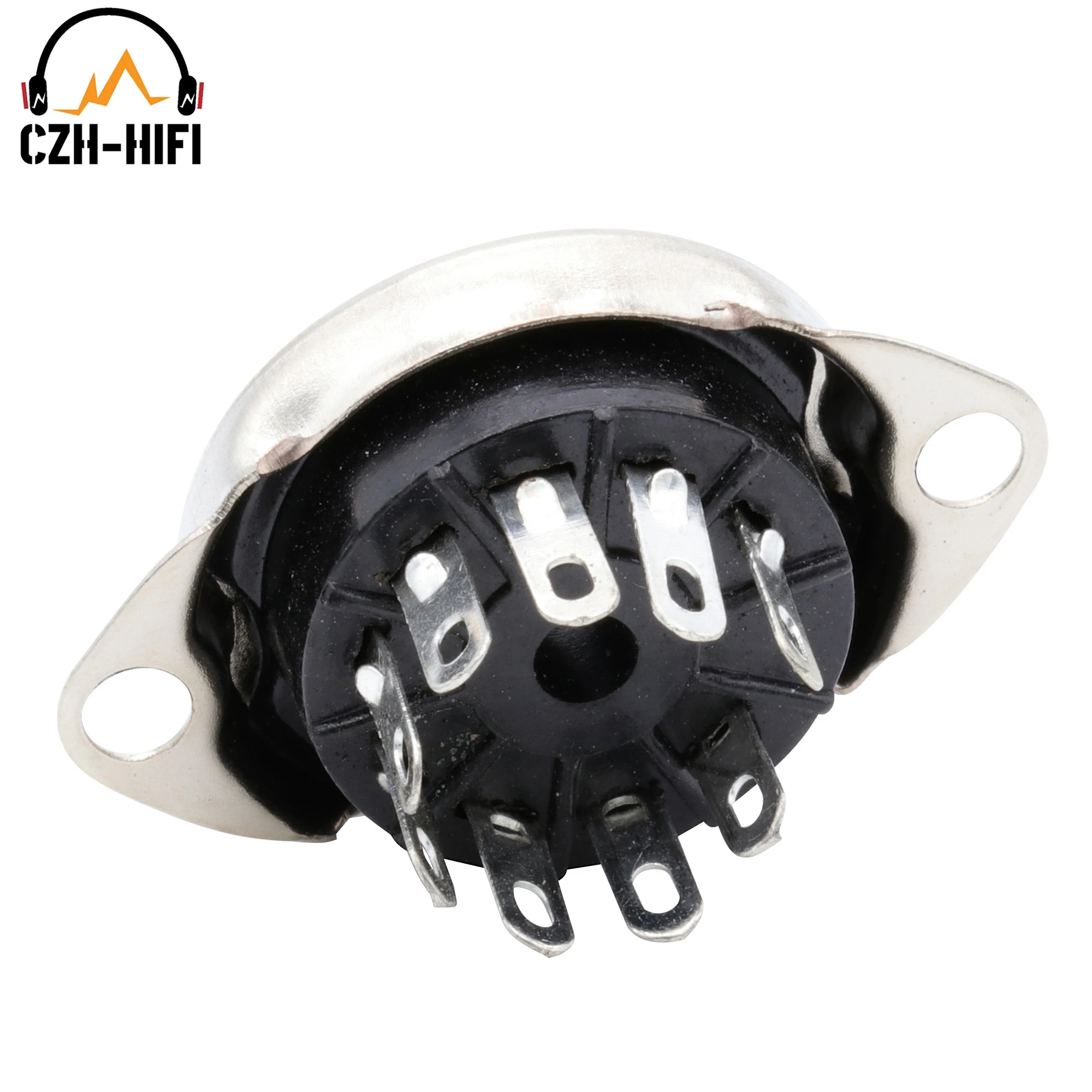 Base de válvula de enchufe de tubo de vacío de baquelita de 9 pines para amplificador E80CC,6DJ8,EL84, 6922,6BM8,12AX7,12AU7,12BH7,12BY7,ECC83,7188 DIY