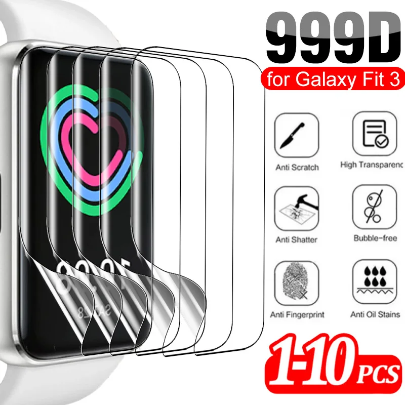 

Мягкая гидрогелевая пленка для Samsung Galaxy Fit 3, защитная пленка от царапин для Galaxy Fit3, защитные пленки для умных часов, а не стекло