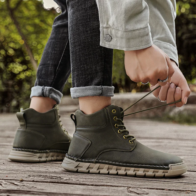 New Men Boots Autumn Winter Slippers Warm Men Shoes Sneakers Male Cotton Shoes Boots Men Sneakers Autumn  Winter Boots Unisex image 4
