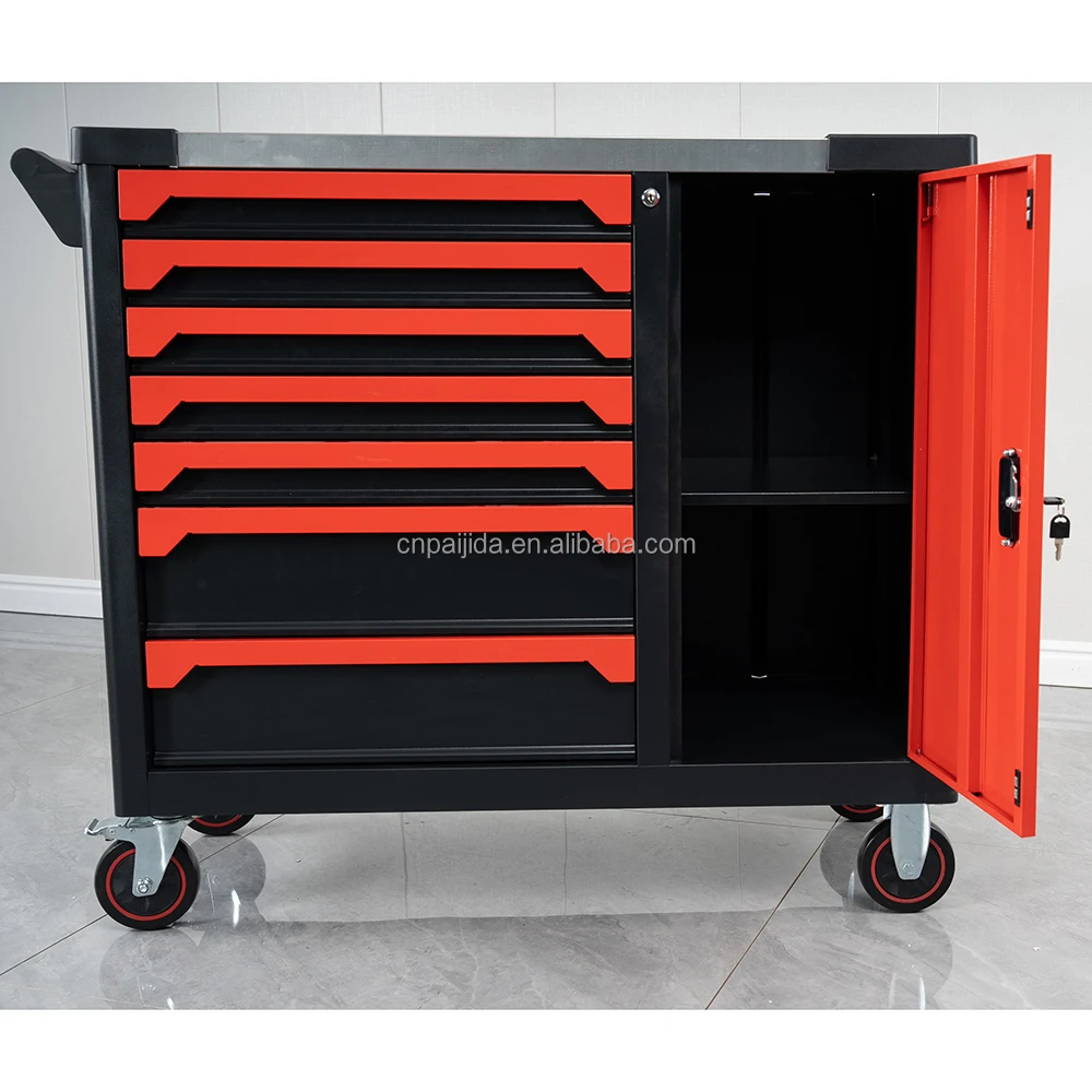 Stainless Steel Garage Storage Cabinet Tool Chest Garage Workshop Professional Drawer 245Pcs Tool Set Combination Tool Cabinets