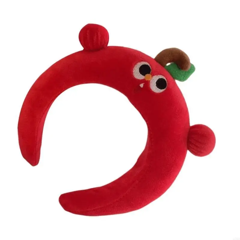 Bandeaux larges pour filles, couvre-chef festif cerise, accessoires pour cheveux bouffants