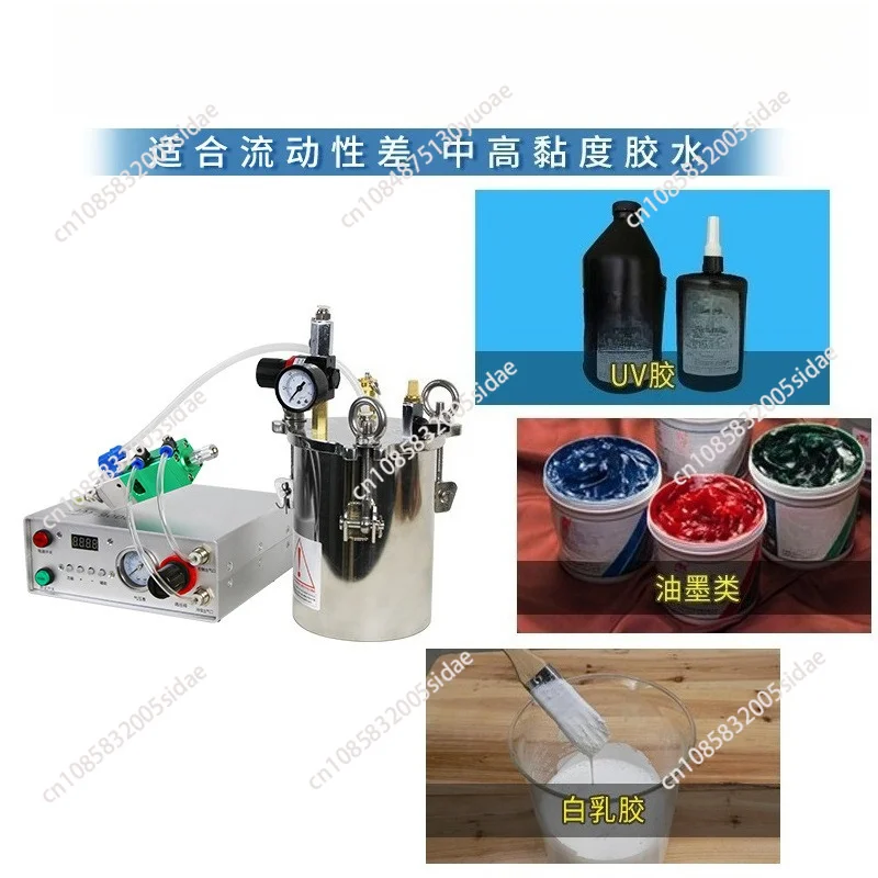 Double Component AB Glue Dispenser Set Stainless Steel Mixing Nozzle For Epoxy Resin Filling Sealing Bonding