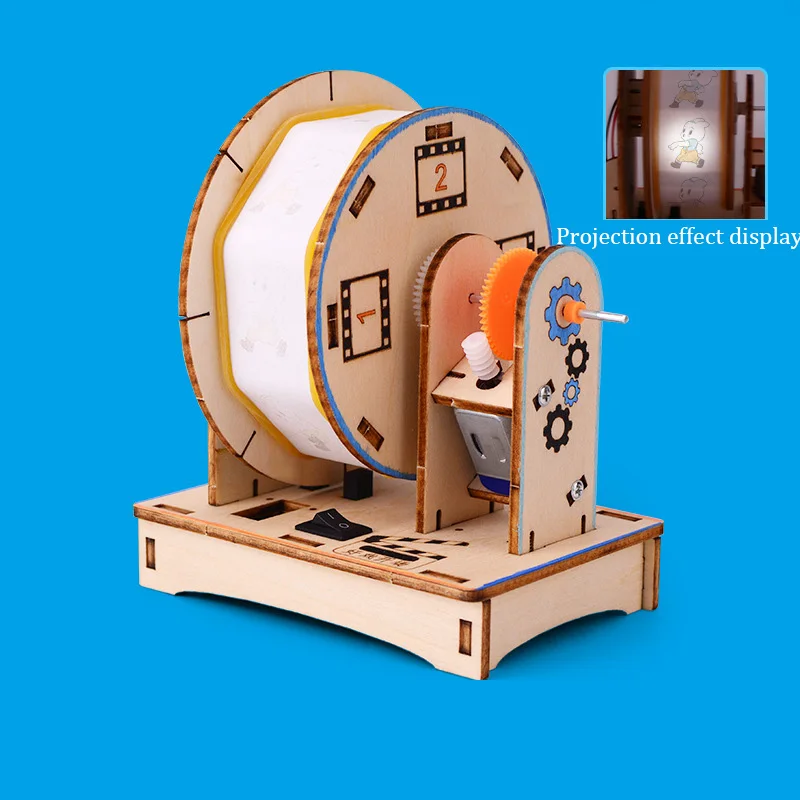 DIY Animation Projector Science Experiment Kit & Education Model  For Children Gift Project