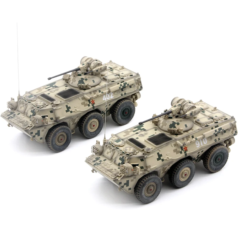 UNISTAR 1:72 Scale Diecast Alloy 92 Wheeled Infantry Tank Desert Digital WZ551 Model Wheeled Transport Vehicle Adult Toys Gifts