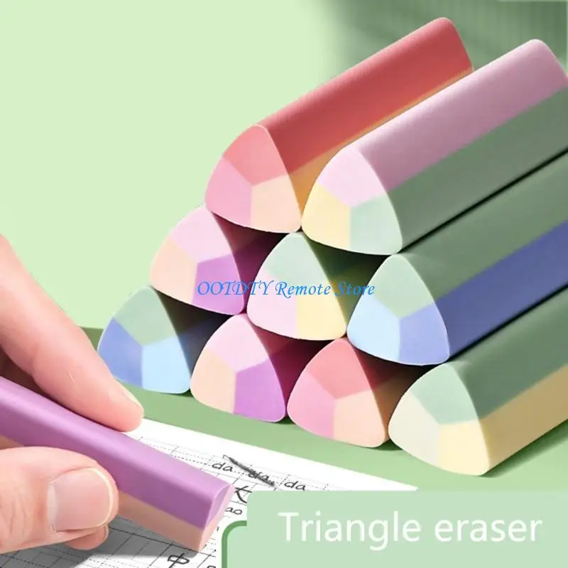 DXAB 5 PCS/SET Triángulos Eraser borradores lápic