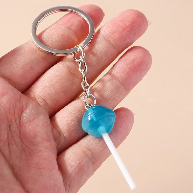 Aihua 40 Farben Süße Süßigkeiten Lutscher Schlüsselanhänger Nachahmung Lebensmittel Zucker Schlüsselanhänger Frauen Mädchen Tasche Anhänger Schmuck Geburtstagsgeschenke – Detail 33