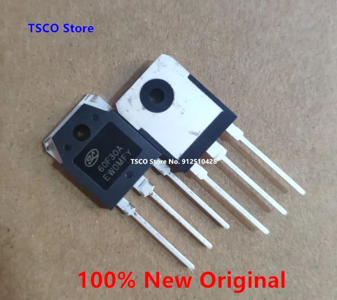 10Piece 60F30A=60F30AE SFR60F30APN SFR60F30AE 100%New Original 600V 30A Fast Recovery Transistor