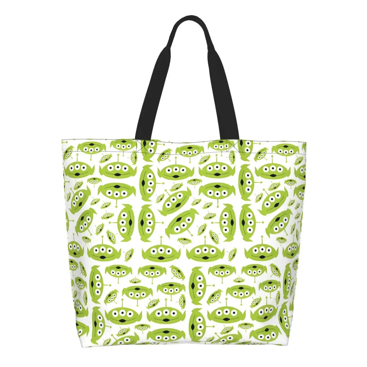 

Custom Cute Print Toy Stroy Tote Shopping Bags Portable Canvas Shoulder Shopper Comedy Film Handbag