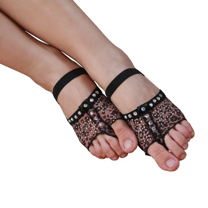 Calcetines de baile con Tanga para danza del vientre, almohadillas para los dedos del pie, calcetines de práctica de danza del vientre, zapatos de baile de Ballet, accesorios profesionales