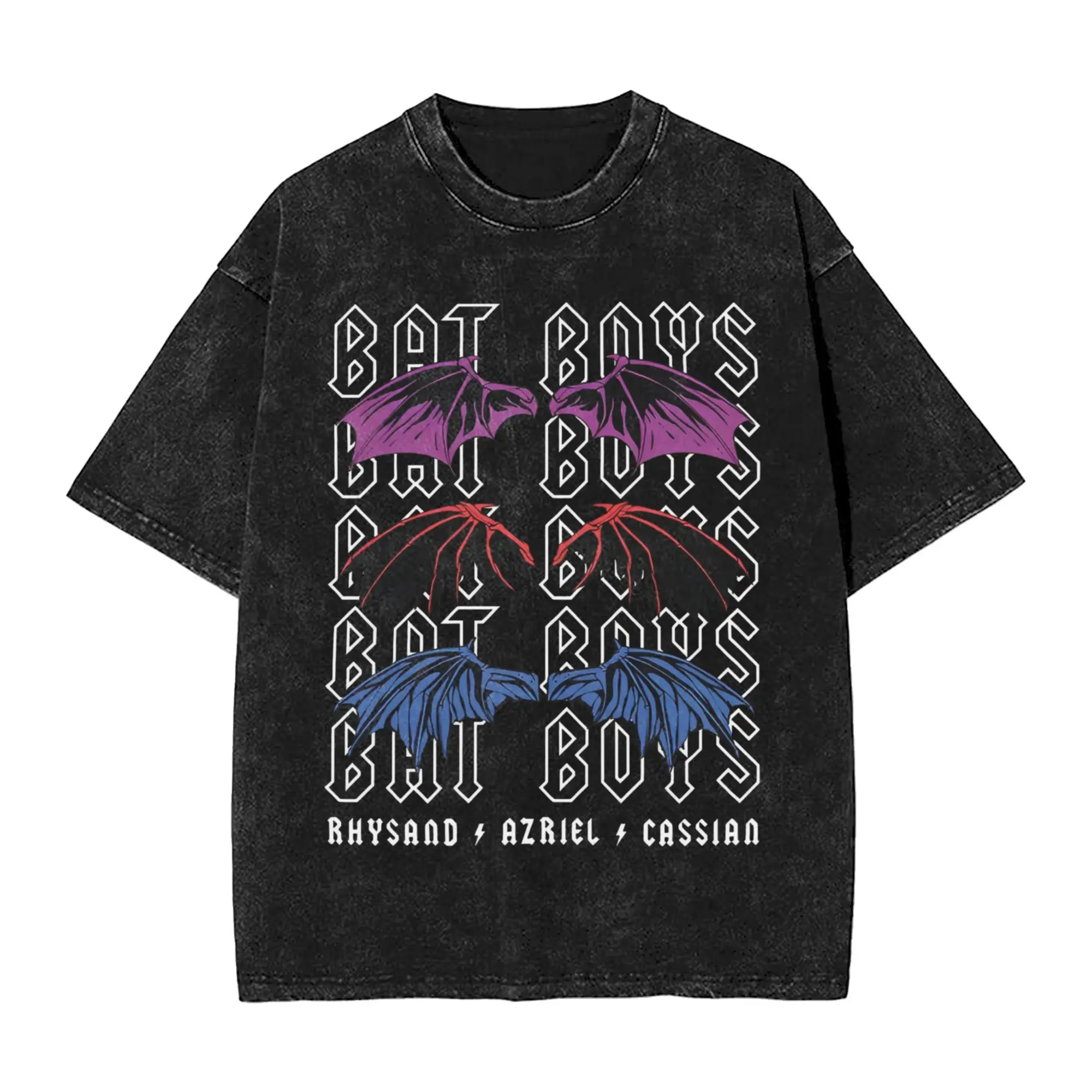 

Bat Boys T-Shirt Summer Vintage T-Shirts Casual Fashion Tee Shirt For Couple Short Sleeve Design Tees