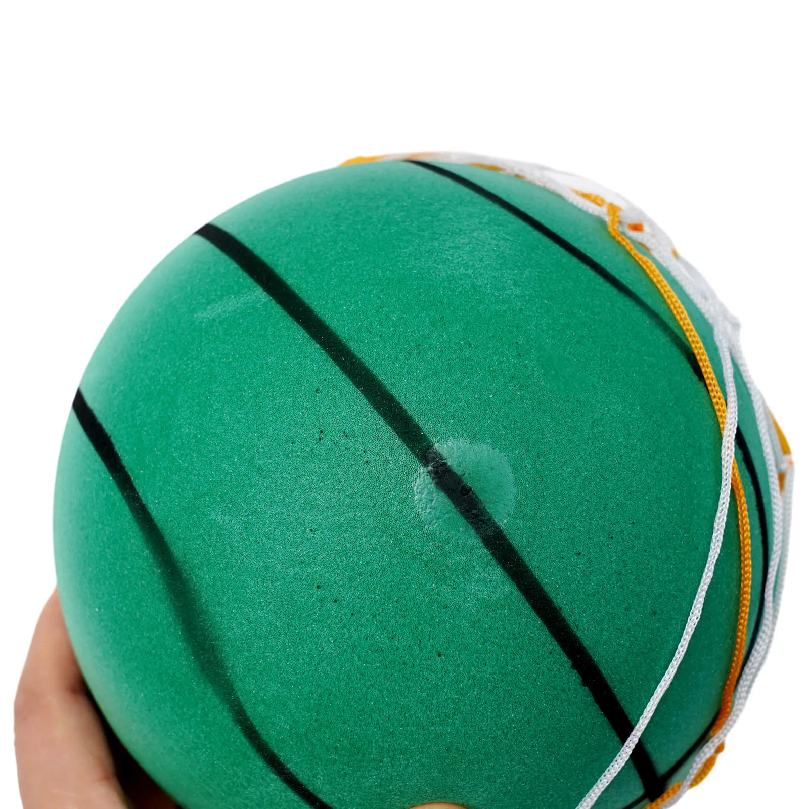 1×D21/18cm Bouncing Mute Ball Indoor Silent Basketballs Baby Foam Toy Silent Playground Bounce Basketballs Child Sport Toy Game