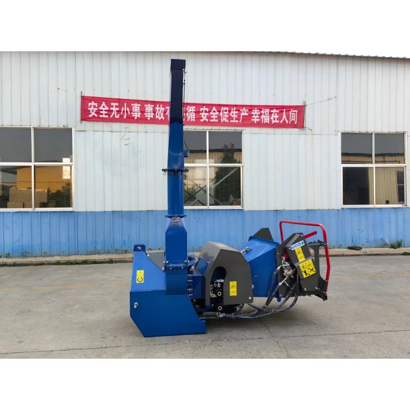 Hydraulic PTO Wood Chipper Shredder Industrial BX102R Crusher Cutter Tractor 3-Point Hitch Forestry Farm Waste Disposal Pump