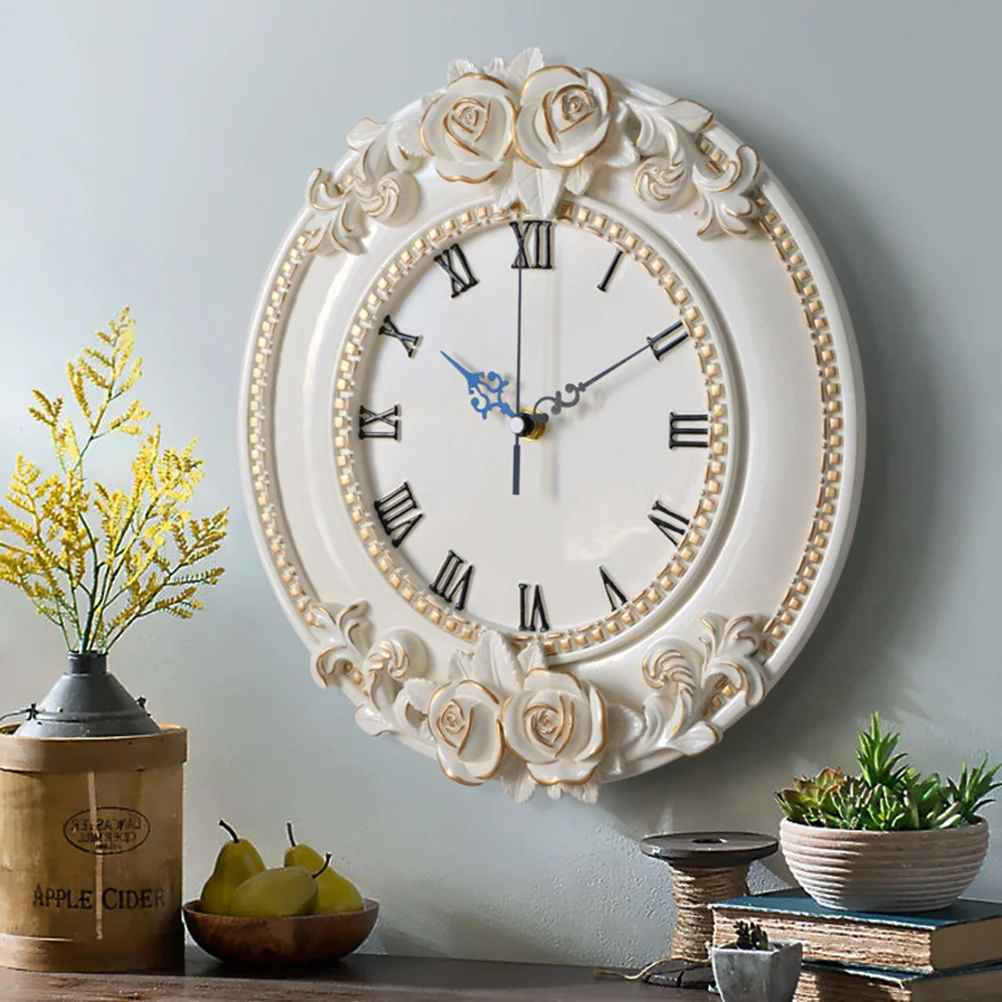 

Art Clock Wall Decorative Modern Hanging Clocks Living Room Creative for Bedrooms Home Quiet Vintage