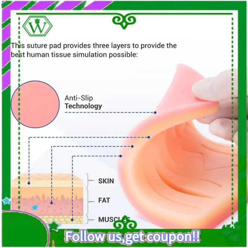 Reliable-Skin Pad Model Tool Training With Skin Pad Model Tool Set Educational Teaching Equipment