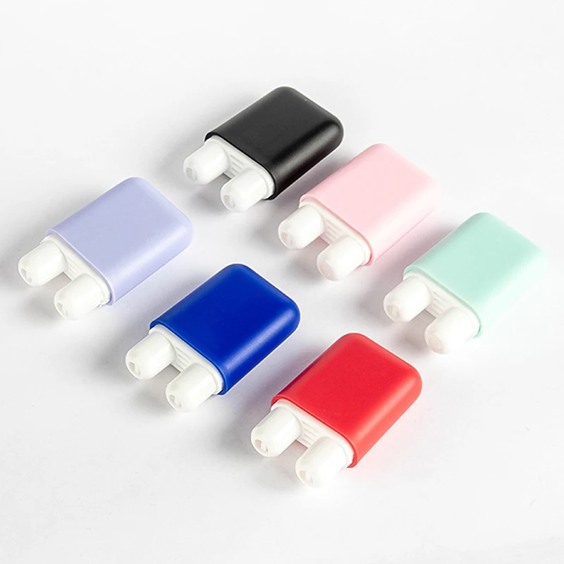 10pcs Double-hole Design Nasal Inhaler Stick Empty Tube Small Nasal Tubes Inhaler Plastic Avoid Sleepiness Device Empty Tube