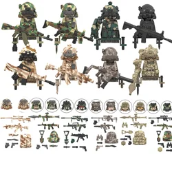 WM6147 The Military Delta Special Air Service Alpha KSK Snow Leopard Commando Navy Seals Wild Child Forces Model Block Brick Toy