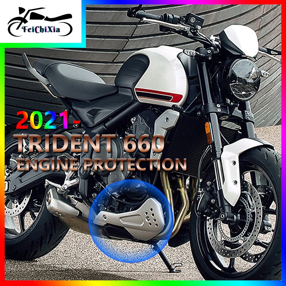 For Trident 660 TRIDENT 660 Motorcycle Accessories Engine Anti-collision Baffle Chassis Guard Board Fender Protection Cover