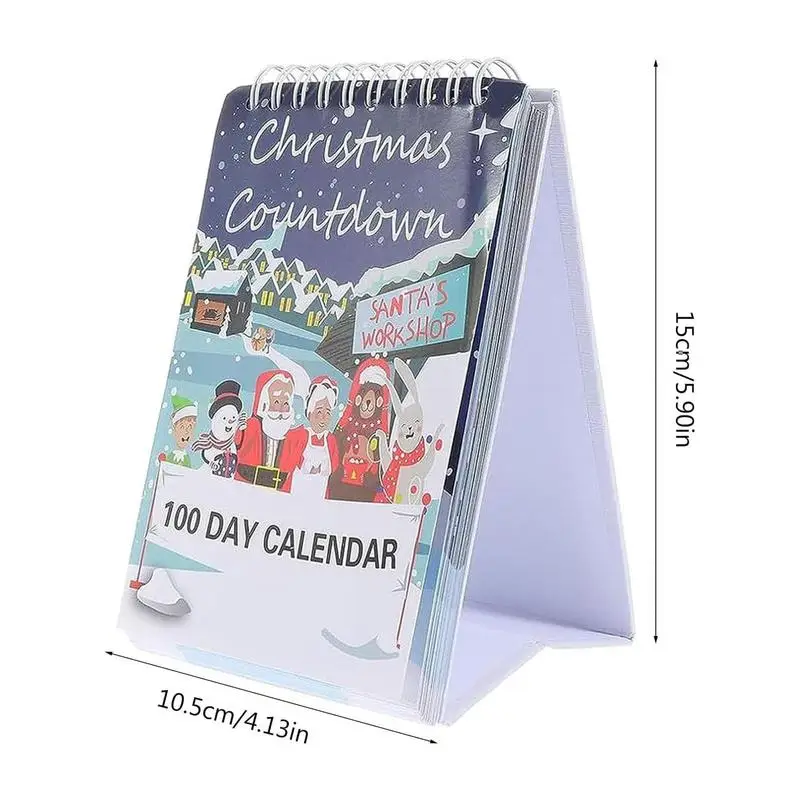 Imagem -06 - Christmas Countdown Calendar For Home Desktop Advent Calendar Decorar Quarto 100 Dias 2024