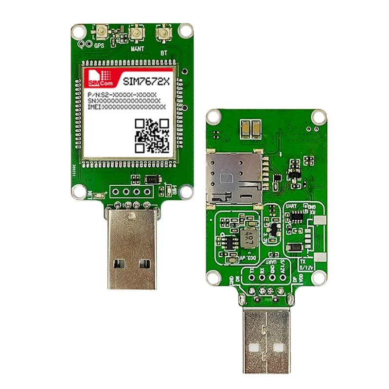 Dongle USB SIM7672G SIM7672G-MNGV, LTE, CAT1, con GPS, banda Global, 1 SIM7672G-LNGV