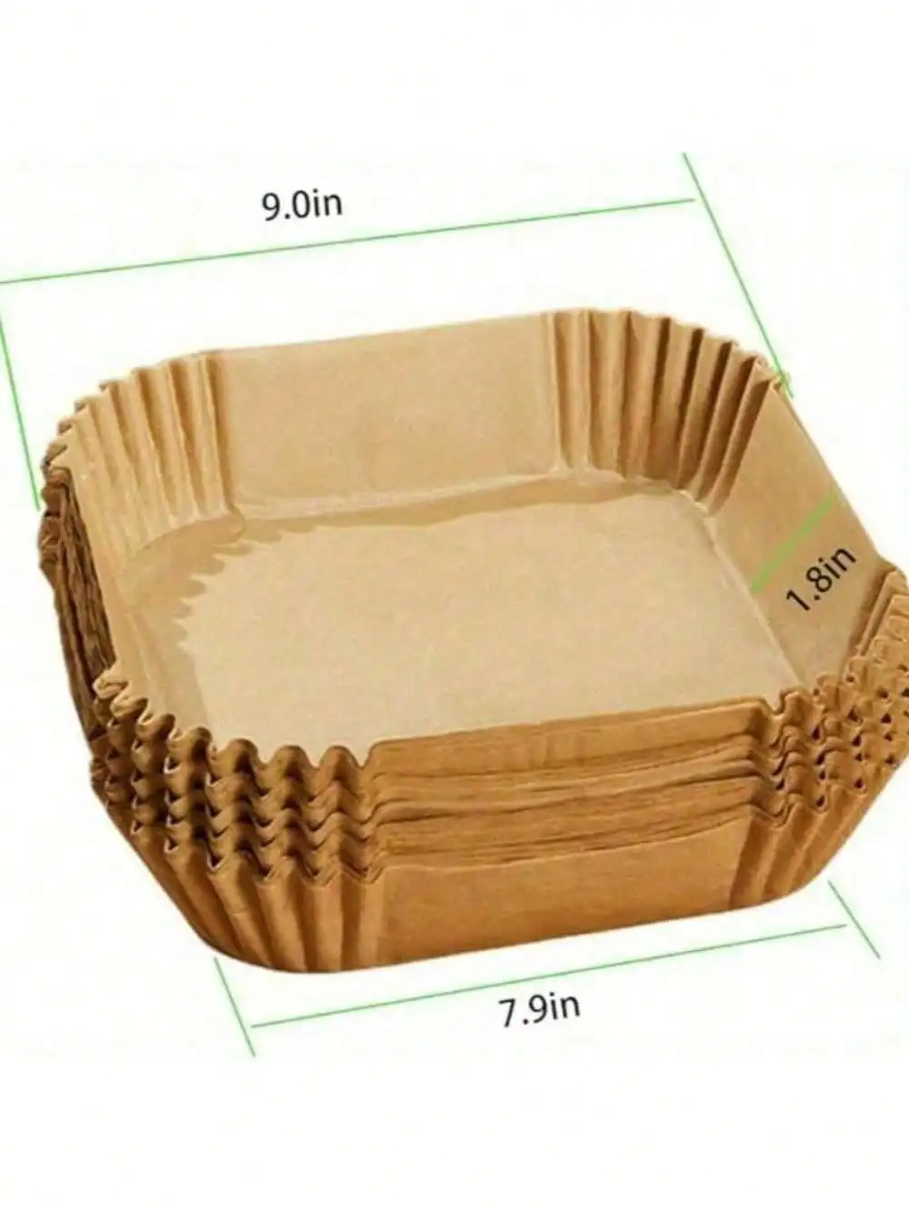 100/50pcs Disposable Square & Round Air Fryer Baking Paper, Non-Stick Cooking Parchment Paper, Kitchen Supplies, Outdoor BBQ, Air Fryer Liners, Air Fryer Paper, Air Fryer, Back To School Supplies, Storage Containers, Kitchen, Home Goods