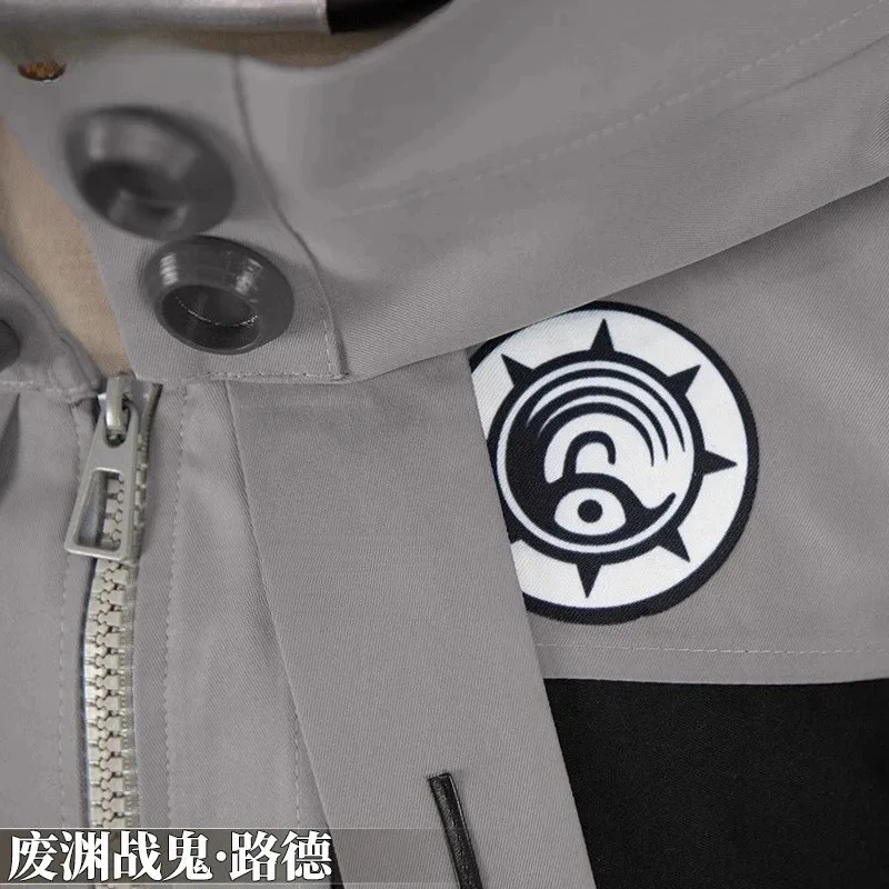 2025 11 가치아쿠타 루도 슈레브렉 애니메이션 코스프레 의상 유니폼 후드티 장갑 아쿠타 클리너스 할로윈 카니발 파티 소품 (W용)