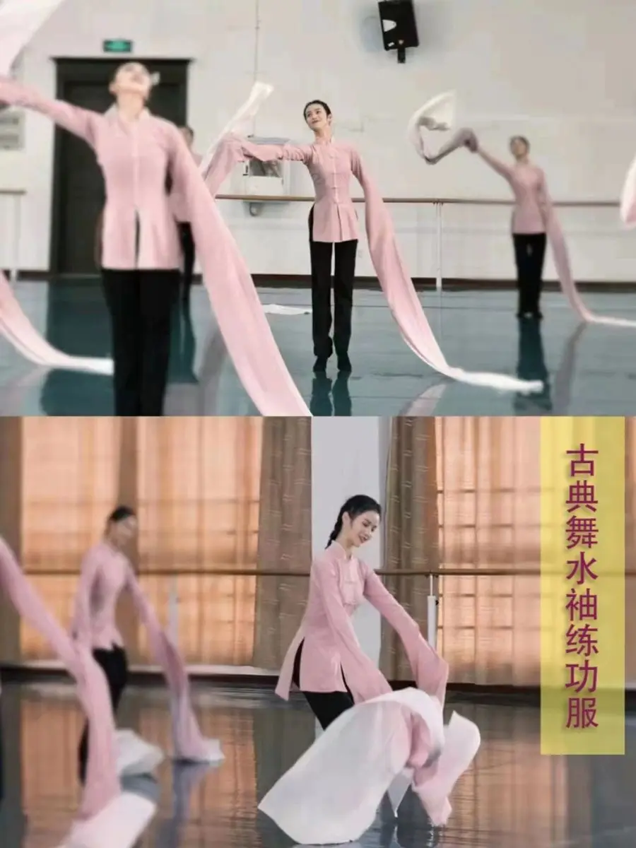 

Усовершенствованный рукав с водяными рукавами, танцевальная опера, практика, классический танец Jinghong, супер фея, для взрослых, с распашными рукавами, верхняя производительность