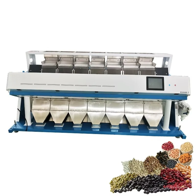 Product Processing Machinery Grain Soya Coffee Beans Peanuts Millet Rice Color Sorter Multi-function AI Grain Color Sorting