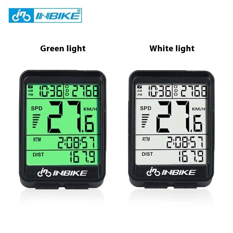 2.1inch Bike Wireless Computer Rainproof Multifunction Riding Bicycle Odometer Cycling Speedometer Stopwatch Backlight view 2