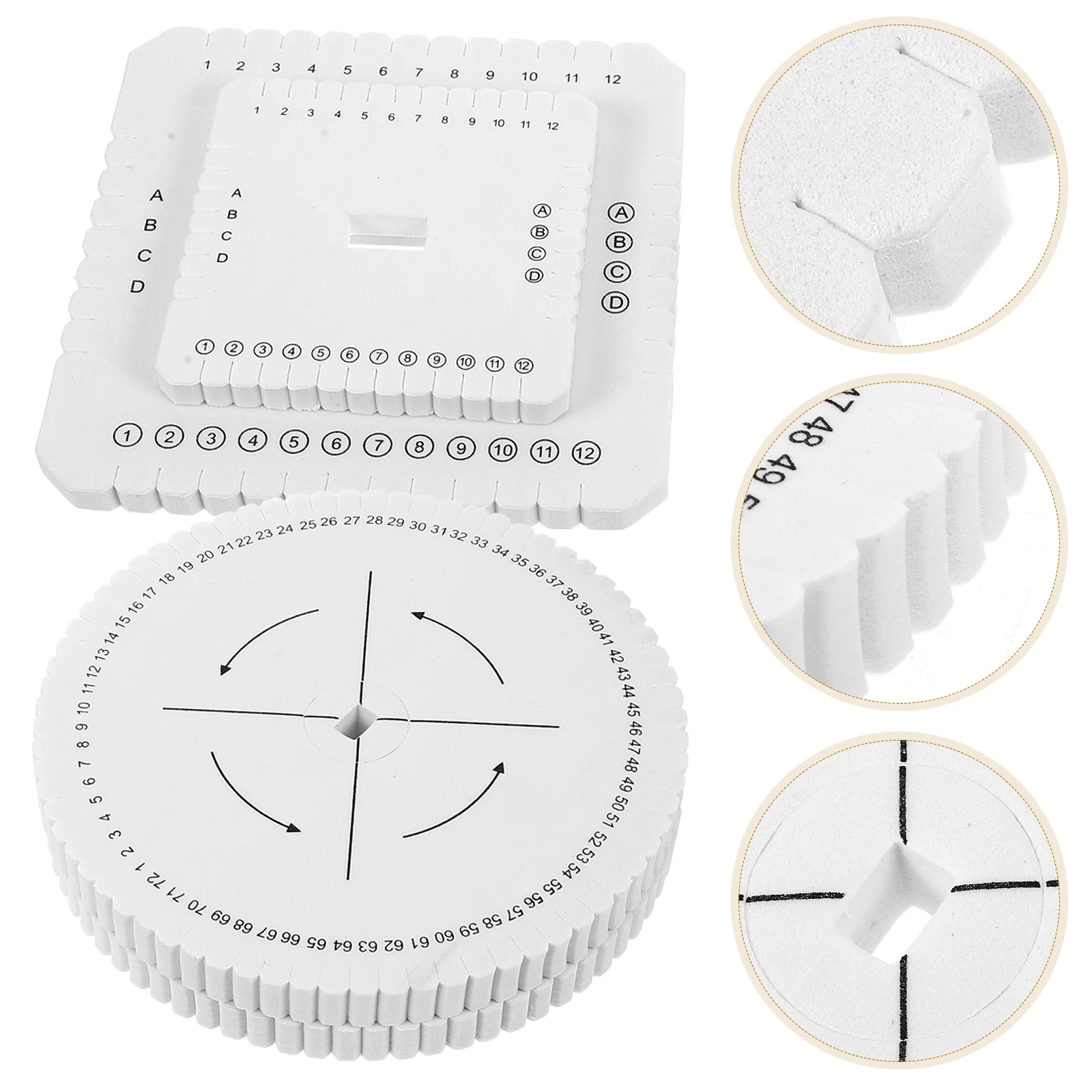 

1 Set Braiding Plate Kumihimo Disk Cord Braided Tool For Bracelet Jewelry Making Foam Weaving Board Sewing Tools Diy Braiding