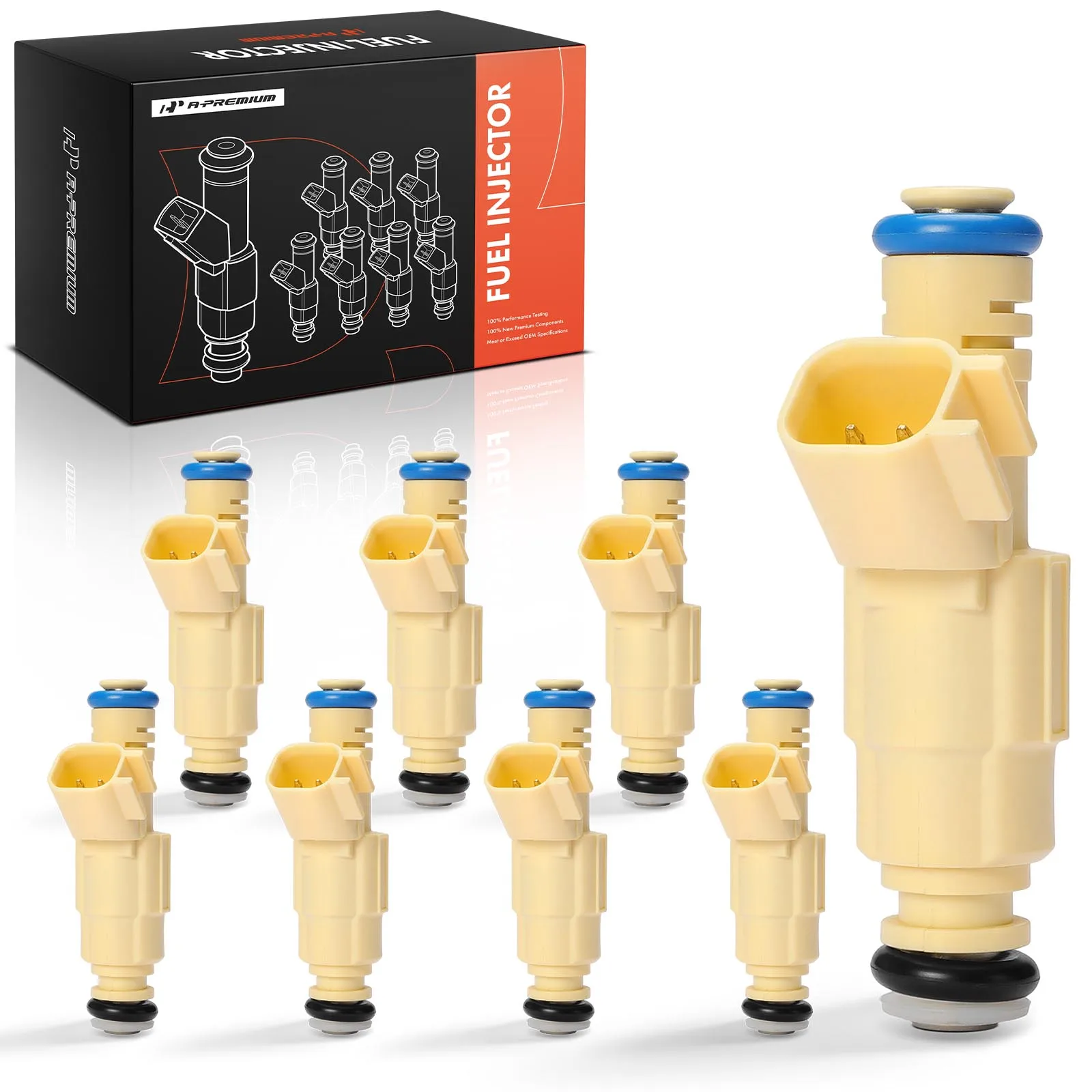 A-Premium 8Pcs Fuel Injector for Ford Expedition 2003 2004 V8 4.6L Petrol 0280156041