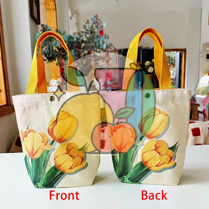 

[JT] 1 шт. Мультяшная милая холщовая сумка-тоут, креативная вместительная сумка через плечо, милая повседневная сумочка, подарок