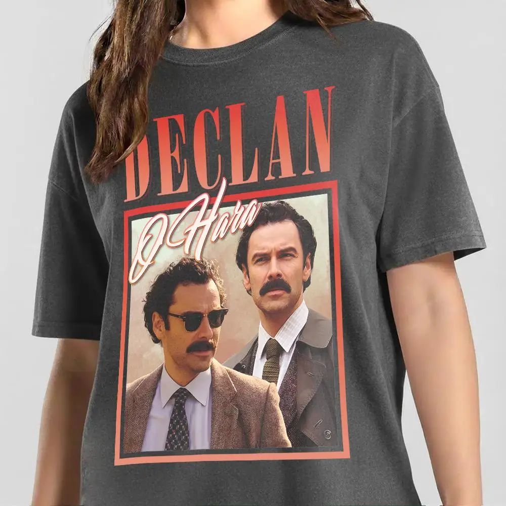 Declan O'Hara Vintage Tee Shirt, T-shirt, Aidan Turner As Declan O'Hara Rivals Tshirt