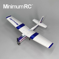 MinimumRC Kit Cessna152 360mm Wingspan 3 Channel Trainer Fixed-wing RC Airplane Outdoor Toys For Children Kids Gifts