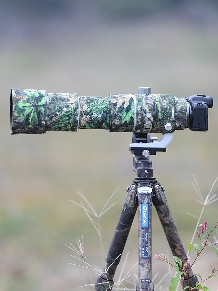 For Canon RF 200-800mm Lens Camouflage Coat Waterproof Rain Cover Sleeve Case Nylon Cloth RF200-800 200-800 F6.3-9 IS USM