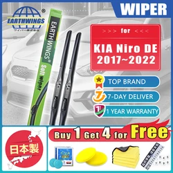 For KIA Niro DE EV Electric HEV PHEV e-Niro Plus 2017 2018 2019 2020 2021 2022 Front Rear Wiper Blades Windshield Windscreen Car