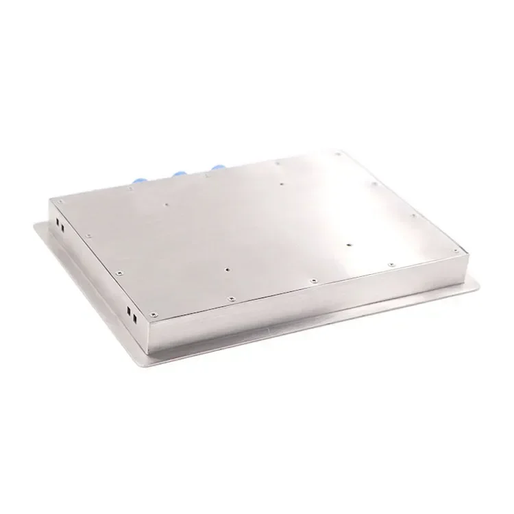10 12 15 17 pollici SUS304 custodia in acciaio inossidabile robusto monitor touch screen industriale resistente alle intemperie per esterni