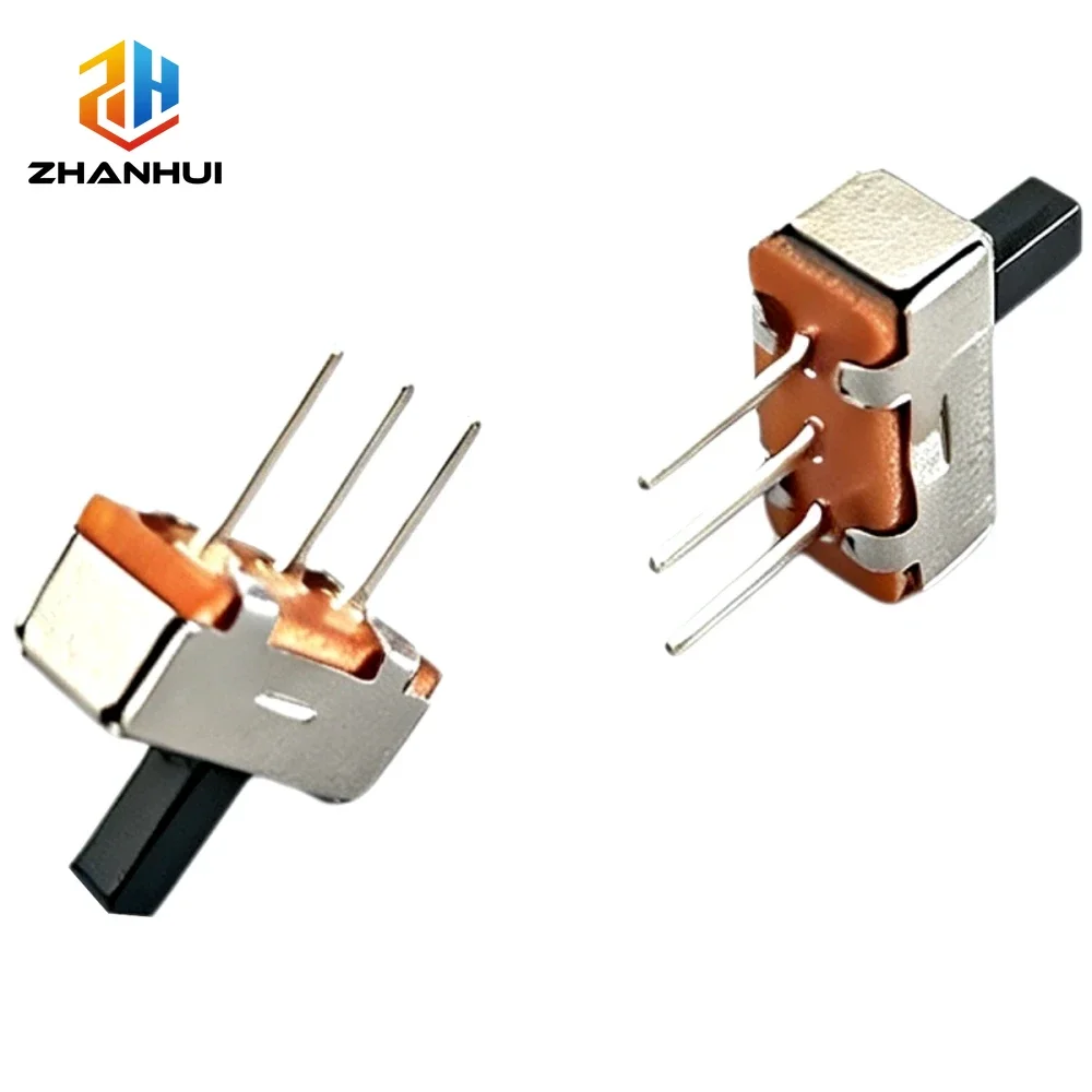 20PCS Mini Slide Switch SS12D00 3 Pin SPDT 4mm Handle DIP PCB Mounting Power Mode Switch for Arduino DIY Electronics
