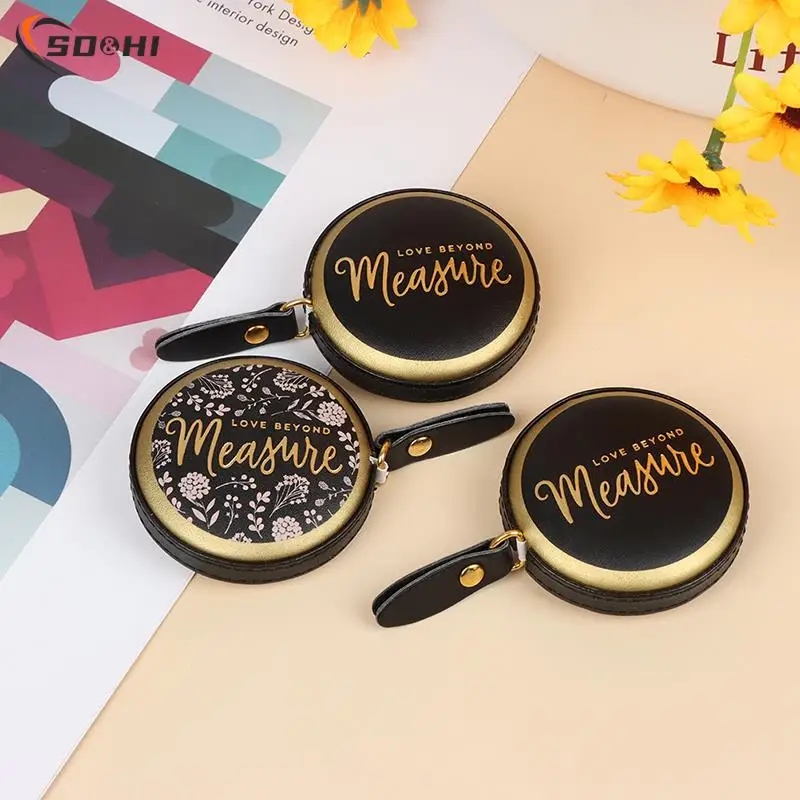 1PC 1.5m Portable Retractable Vintage Style Mini Tape Nostalgia Measure Ruler Retro Sewing Centimeter Inch Roll Tape