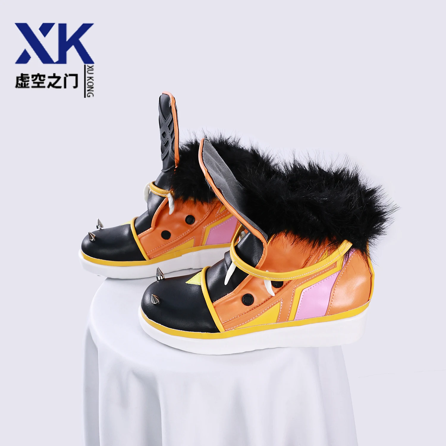 Lansan-Juego de disfraz de Cosplay Genshin Impact, zapatos de mujer, botas Lansan