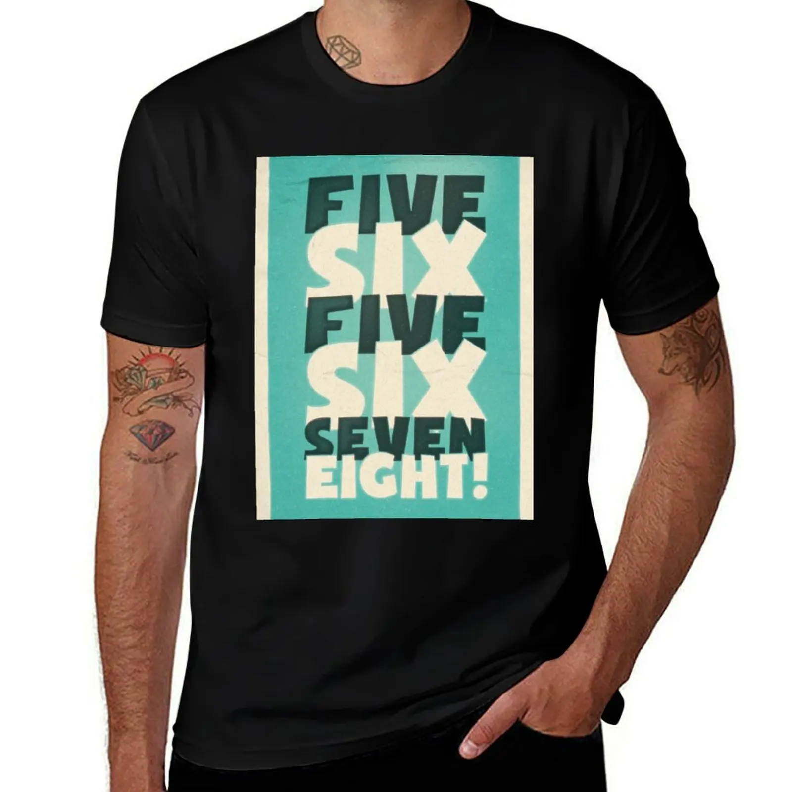 Lindy Lyrics - 5, 6, 5, 6, 7, 8 T-Shirt Holiday Vacation Tee Shirt T-Shirt