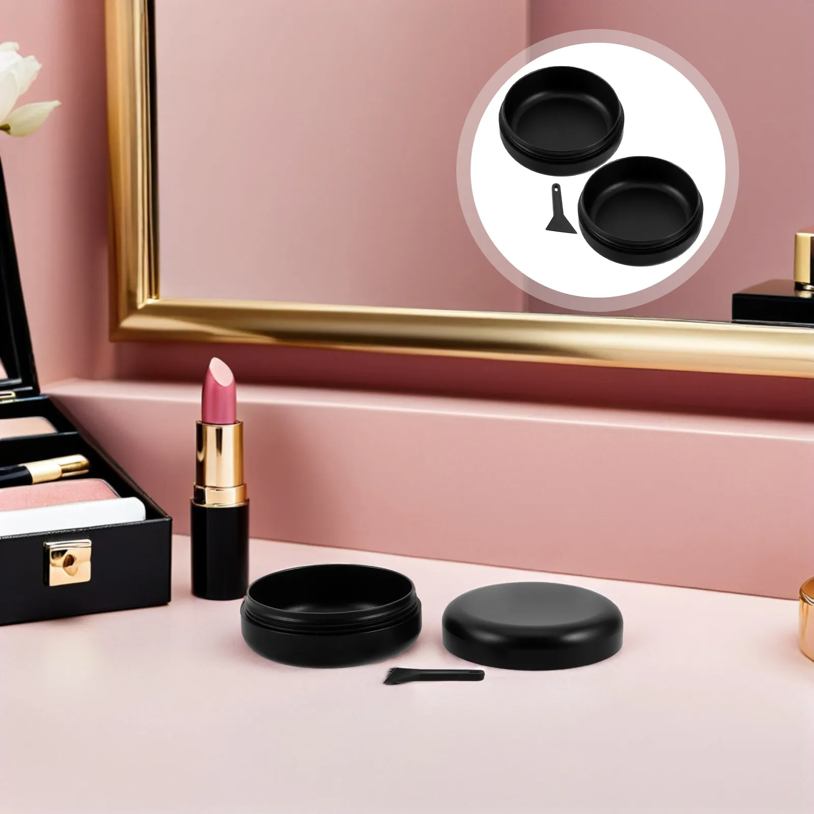 

2 Pcs Moisture Proof Tobacco Box Aluminum Cigar Container Humidor Small Sealed Case Metal Storage Canister Cigarette Jar