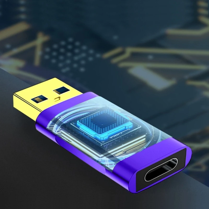 Adaptateur USB3.0 mâle vers Type C femelle, tête Conversion, vitesse données 5Gbps