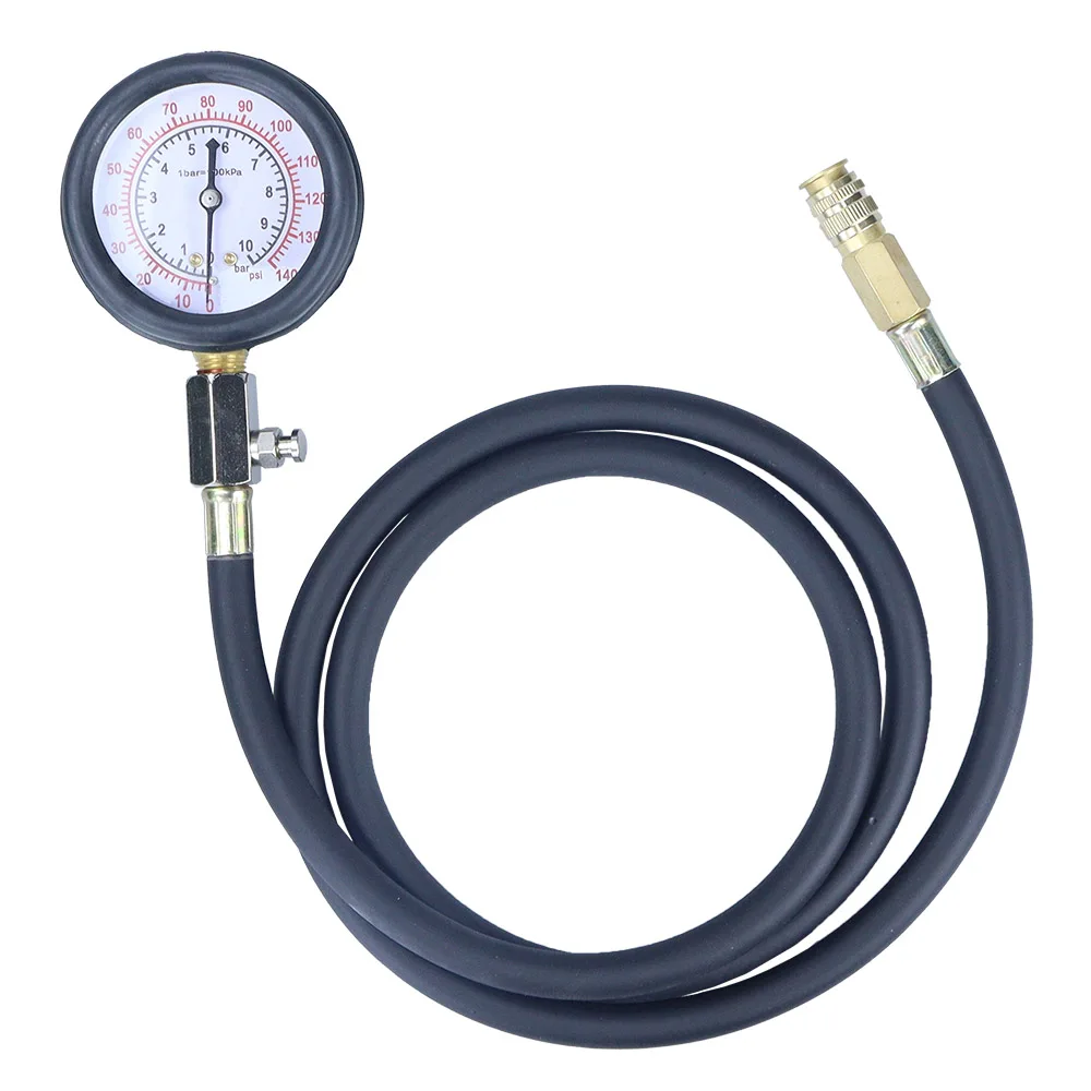 Oil Pressure Tester Kit 0-140psi Professional Oil Pressure Gauge Tool for Engine Diagnostic Test Hose Adapters and Carry Case