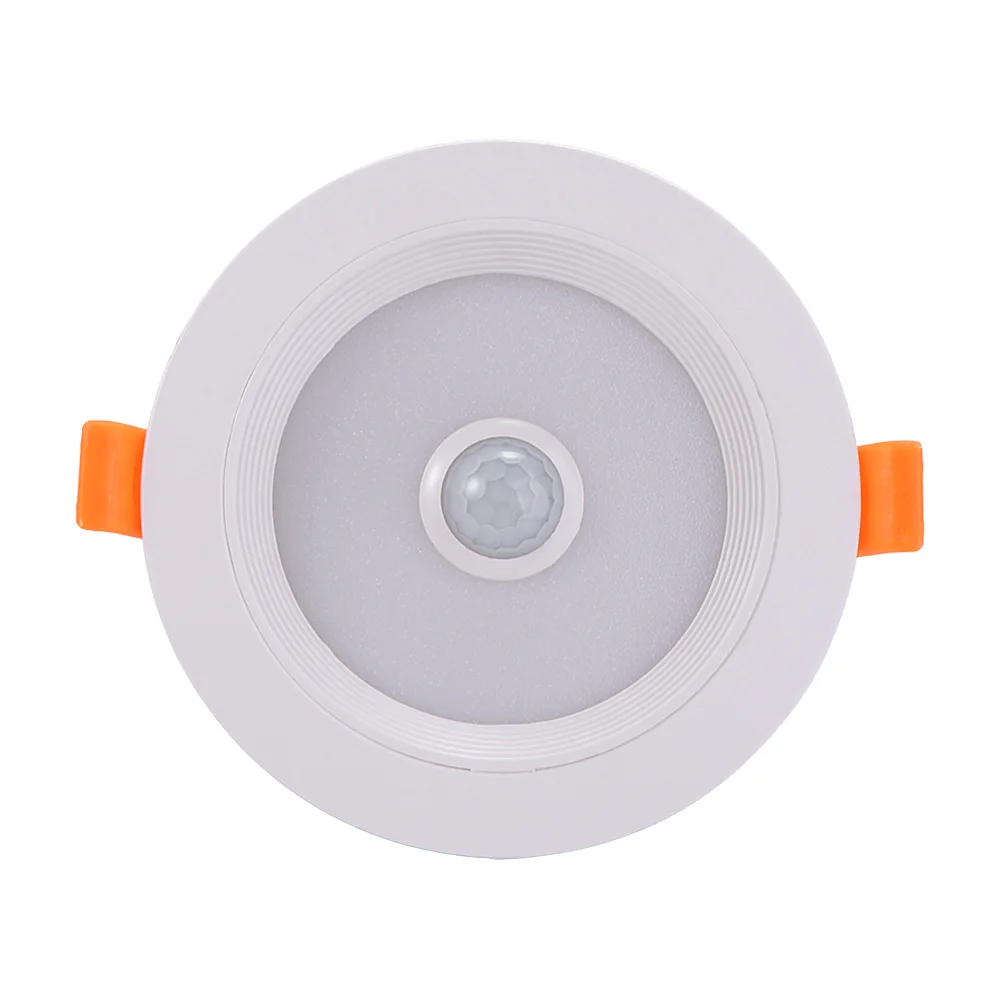 Round Kitchen Recessed Indoor Lights PIR Sensor Motion Ceiling Ceiling Lamp Spot Lamp Night Light LED Downlight